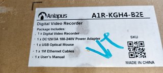 Grabador DVR Anlapus 16 Canales HD A1R-KGH4 Nuevo