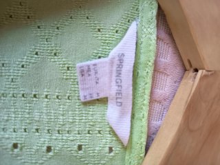 Vestido Springfield verde
