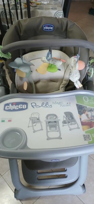Trona Chicco gris hasta 15 kg