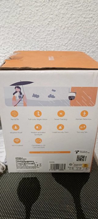 Cámara de seguridad IMOU. LE vale  targeta SIM