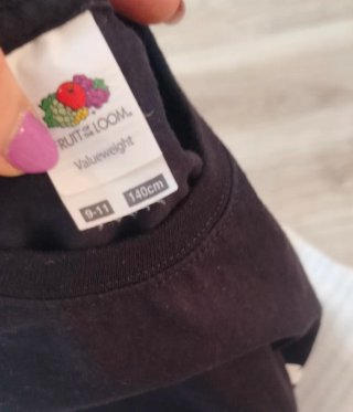T-shirt nera bambino Leggenda Bianconera