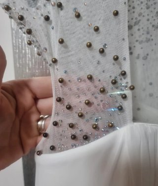 Vestido blanco For Costume talla única