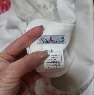 Vestido blanco For Costume talla única