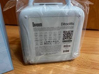Divoom Ditoo-Mic altavoz azul/gris