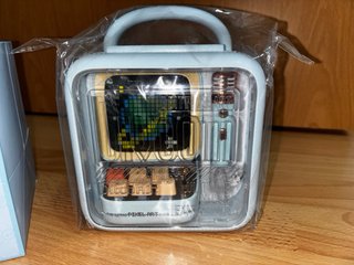 Divoom Ditoo-Mic altavoz azul/gris