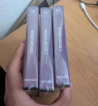 Pack Evercade NeoGeo Arcade 1, 2, 3