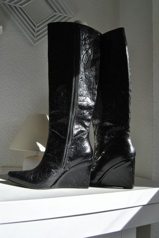 Botas Farrutx Cuña Efecto Cocodrilo Talla 39