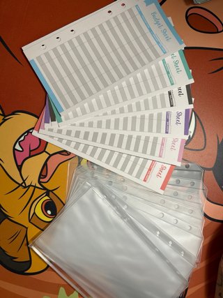 Agenda de Ahorro con Diseño Marmoleado