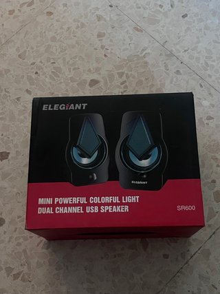 Altavoces Elegiant RGB USB SR600