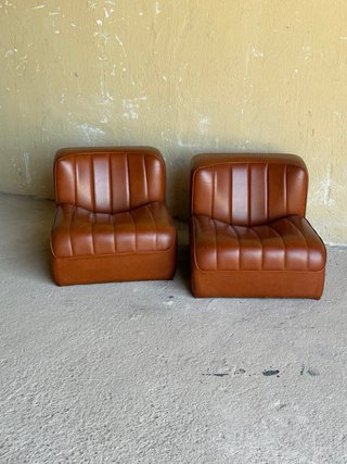 Pareja Módulos Lounge Vintage Piel
