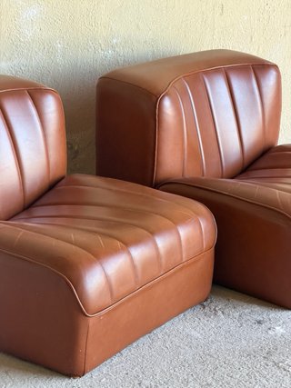 Pareja Módulos Lounge Vintage Piel