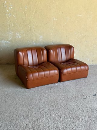 Pareja Módulos Lounge Vintage Piel