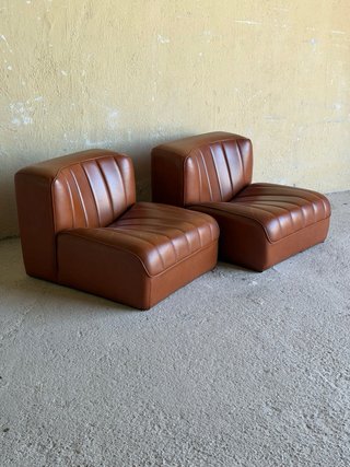Pareja Módulos Lounge Vintage Piel