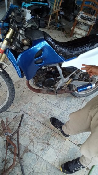 Suzuki RMX 50 Enduro Azul/Blanco