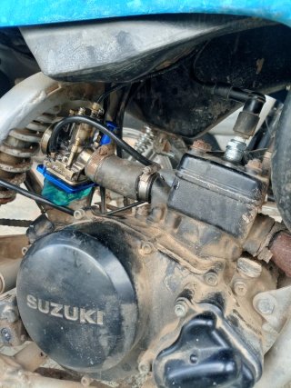 Suzuki RMX 50 Enduro Azul/Blanco