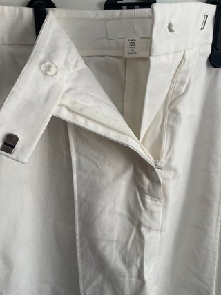 Falda tubo H&M blanca