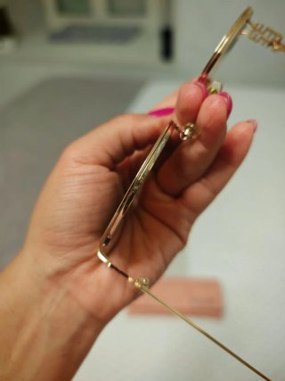 Gafas de sol Miu Miu Marrón y Dorado