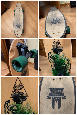Longboard Cruiser Deeply 90cm Estilo Surf