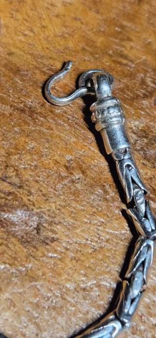 Bracciale snake in argento