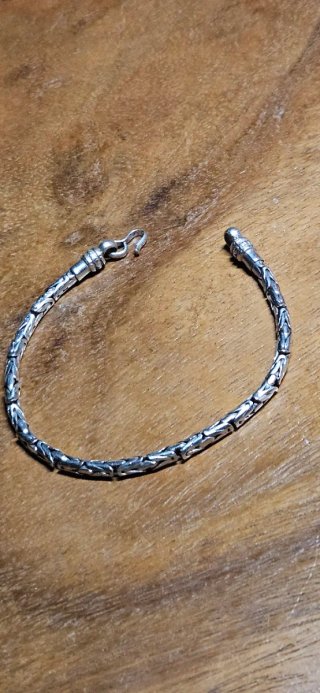 Bracciale snake in argento