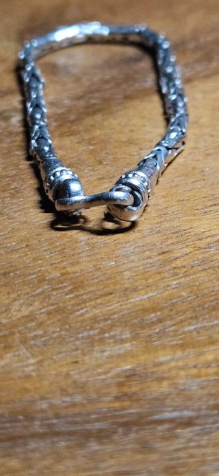 Bracciale snake in argento