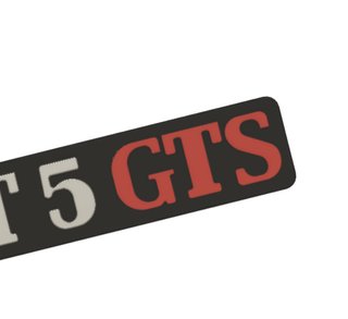 RENAULT 5 GTS EMBLEMAS LOTE PARA ROBERTO