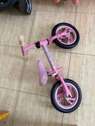 Bicicleta infantil rosa