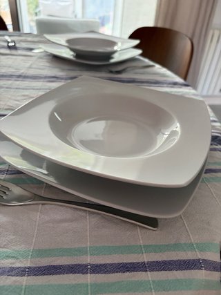 Vajilla Santa Clara Blanca