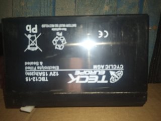 Batería Teck TBC12-15 12V 15Ah AGM