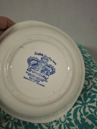 Juego de 2 cuencos ingleses
