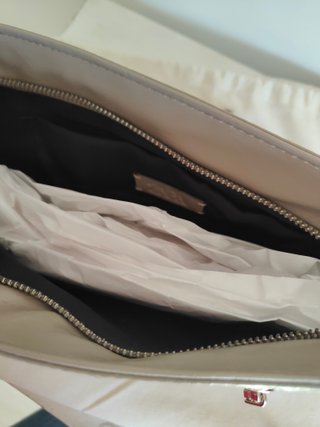 Bolso Zara Beige/Gris
