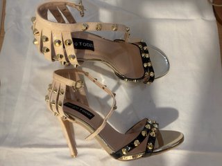 Sandalias Sergio Todzi Tacon 10cm Talla 37 Nuevas