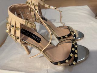 Sandalias Sergio Todzi Tacon 10cm Talla 37 Nuevas