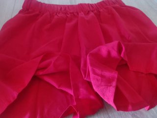 Pantalón corto oriental rojo