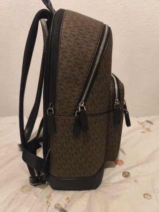 Mochila Michael Kors Hudson Unisex Marrón/Negro