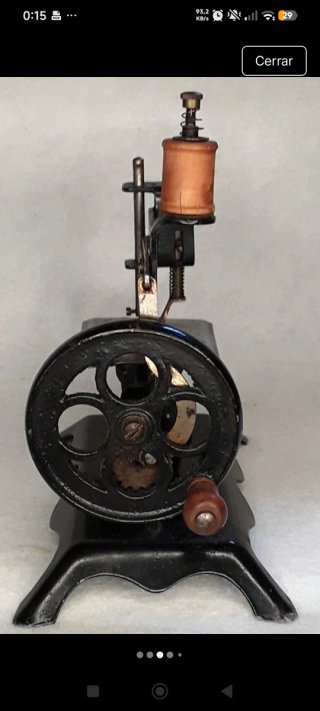Máquina de coser antigua Baby 1910-1920