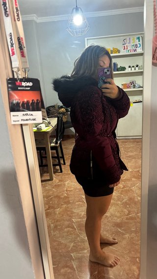Abrigo Desigual con estampado floral