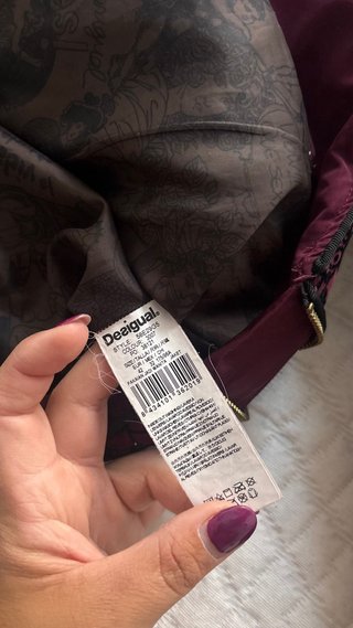 Abrigo Desigual con estampado floral