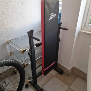Banco de musculación plegable