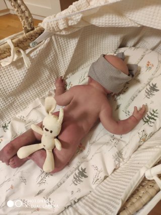 Muñeca Reborn Silicona 44 cm