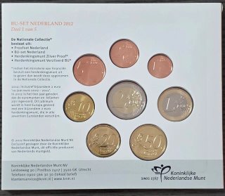 9 Monedas Países Bajos 2012