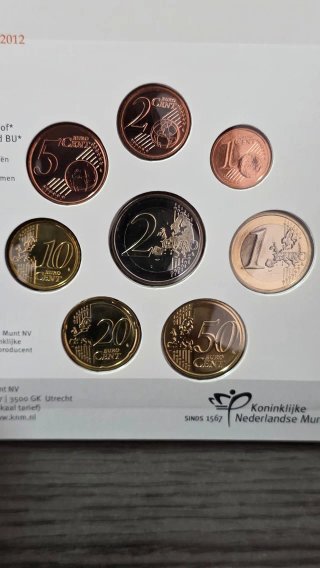 9 Monedas Países Bajos 2012