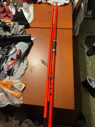 3 Cañas de Pesca: Shimano Basterra, Hart Ika ,