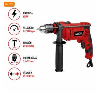 Taladro Percutor Aicer 13mm 650W
