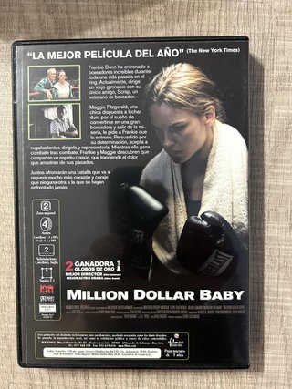 DVD Million Dollar Baby - 4 Premios Oscar