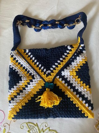 Bolso Crochet Hecho a Mano Único