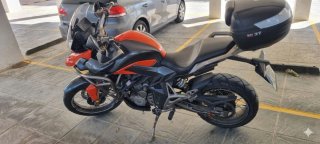 Zontes Adventure Moto Gris/Naranja