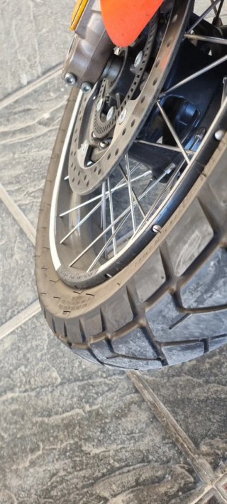 Zontes Adventure Moto Gris/Naranja