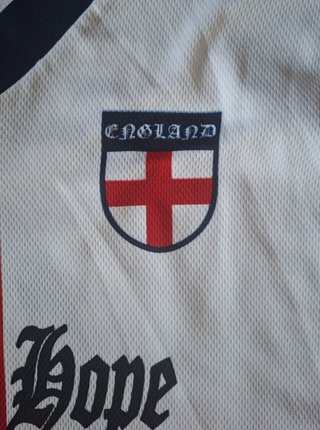 Camisola de Inglaterra vintage, tamanho M/L