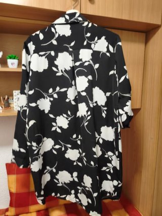 Vestido camisero estampado floral